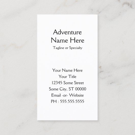 vrolijke kamper rook visitekaartje (Achterkant)