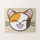 vrolijke kattenpuzzel legpuzzel (Horizontaal)