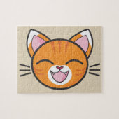 vrolijke kattenpuzzel legpuzzel (Horizontaal)
