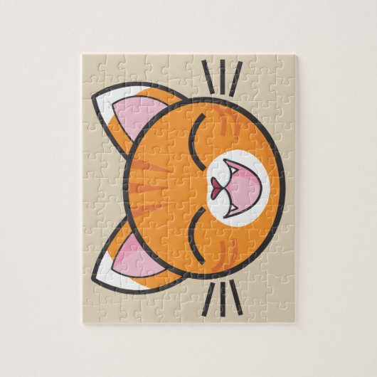 vrolijke kattenpuzzel legpuzzel (Verticaal)