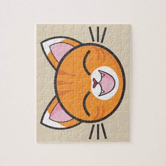 vrolijke kattenpuzzel legpuzzel (Verticaal)