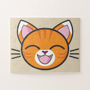 vrolijke kattenpuzzel legpuzzel