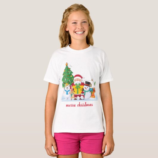 vrolijke kerst 2020 t-shirt (Voorkant volledig)