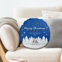 Vrolijke kerst besneeuwde kabouters