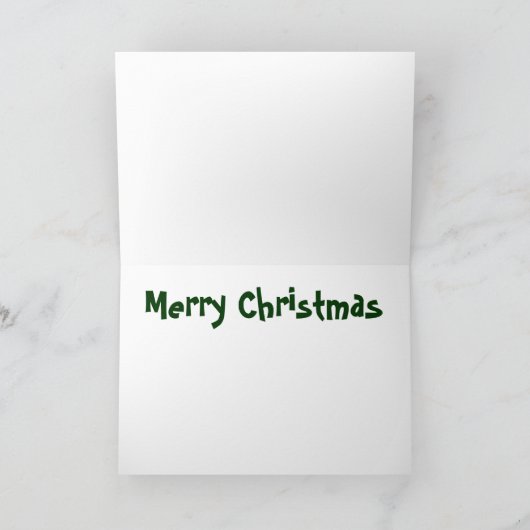 Vrolijke kerst bowling groeten feestdagen kaart (Binnen)