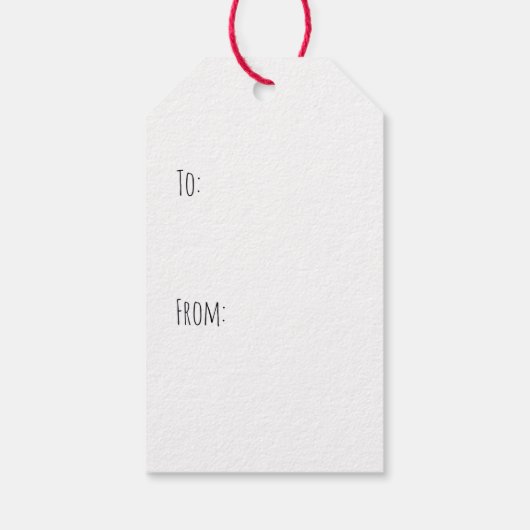 Vrolijke kerst Boxer Puppy Cadeaulabel (Achterkant)