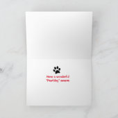 Vrolijke kerst Boxer Puppy Kaart (Binnen)