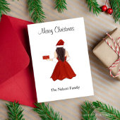 vrolijke kerst , briefkaart