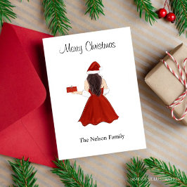 vrolijke kerst , briefkaart