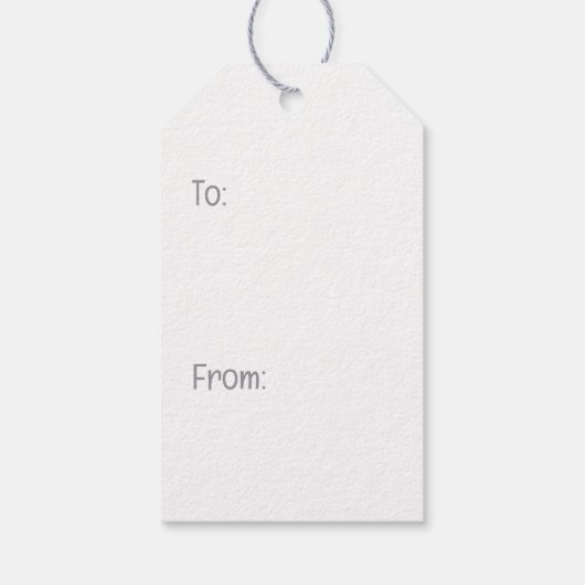 Vrolijke Kerst Chihuahua Rendier Hond Cadeaulabel (Achterkant)