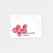 Vrolijke kerst Cranberries Post-it® Notes (Voorkant)