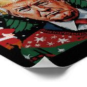 Vrolijke Kerst Democraten Filthy Ya Funny Xmas Poster (Hoek)