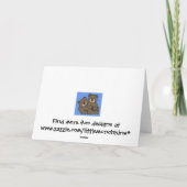 Vrolijke kerst dienstmeid werknemer feestdagen kaart (Achterkant)