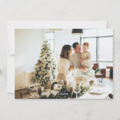  vrolijke kerst doedel foto feestdagenkaart (Achterkant)