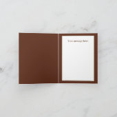 Vrolijke kerst eekhoorn bericht toevoegen feestdagen kaart (Binnen)