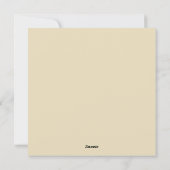 Vrolijke kerst-elegante rustieke eenvoudige typogr feestdagenkaart (Achterkant)