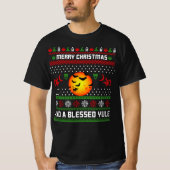 vrolijke kerst en gezegende yule t-shirt (Voorkant)