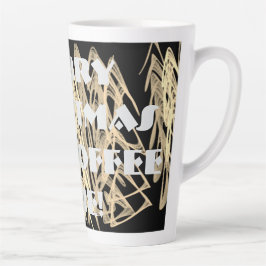 Vrolijke kerst en koffie tijd! latte mok