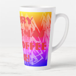 Vrolijke kerst en koffie tijd! latte mok