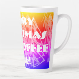 Vrolijke kerst en koffie tijd! latte mok