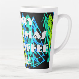 Vrolijke kerst en koffie tijd! latte mok