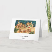  vrolijke kerst engelen Kaarten (Achterkant)