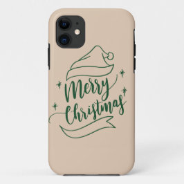 Vrolijke kerst iPhone case