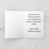 Vrolijke kerst Kaart--Grappig/Mean Feestdagen Kaart (Binnen)