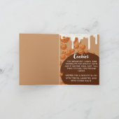 Vrolijke kerst Kaart met koekjes, vakantie Cheer (Binnen)