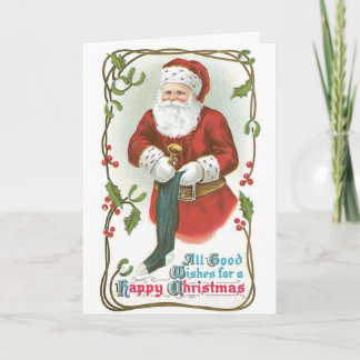 vrolijke kerst Kaart - Santa