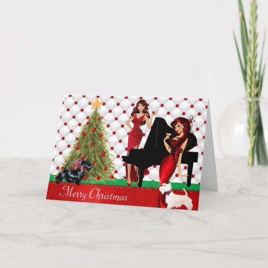 Vrolijke kerst Kaart van Sophisticated Lesbian (Voorkant)