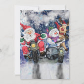 Vrolijke kerst Kaarten met leuke vrienden (Achterkant)