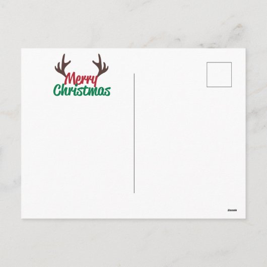 Vrolijke kerst kat en mopshond feestdagenkaart (Achterkant)