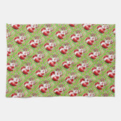 Vrolijke Kerst Keuken Handdoeken Teddy Bear (Horizontaal)