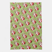 Vrolijke Kerst Keuken Handdoeken Teddy Bear (Verticaal)