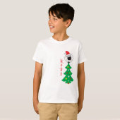 Vrolijke kerst Kiwi stijl T-shirt (Voorkant volledig)