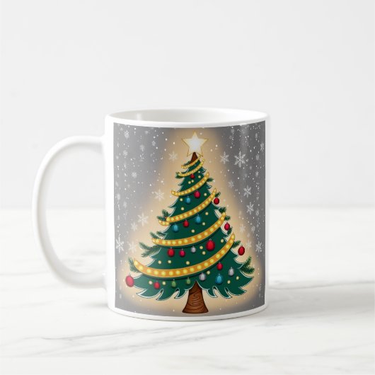 Vrolijke kerst klassieke Mok, 11 oz Koffiemok (Links)