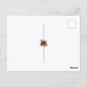 Vrolijke Kerst Koala zit in Gumtree Briefkaart (Achterkant)