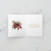 Vrolijke Kerst Koala zit in Gumtree Kaart (Binnen)