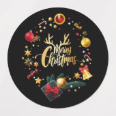 vrolijke kerst. labels (Design 2)