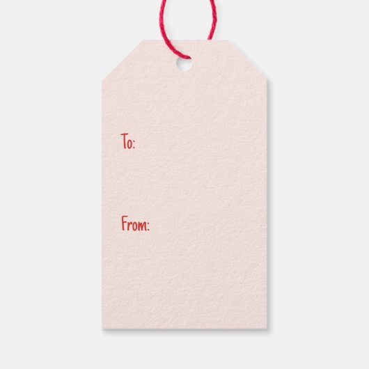 Vrolijke Kerst Labrador Retriever Honden Cadeaulabel (Achterkant)