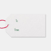 Vrolijke Kerst Labrador Retriever Honden Cadeaulabel (Achterkant Horizontaal)