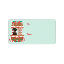 Vrolijke Kerst Labrador Retriever Honden