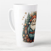 vrolijke kerst latte mok (Linkerhoek)