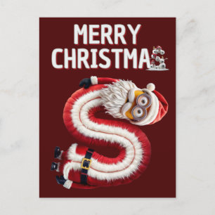 Vrolijke kerst minions feestdagenkaart