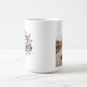 Vrolijke kerst mok, Xmas paar mok, Feestelijke gif Koffiemok (Center)