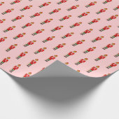 Vrolijke kerst Notenkraker Kinder personages Cadeaupapier (Hoek)