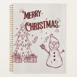 Vrolijke kerst planner