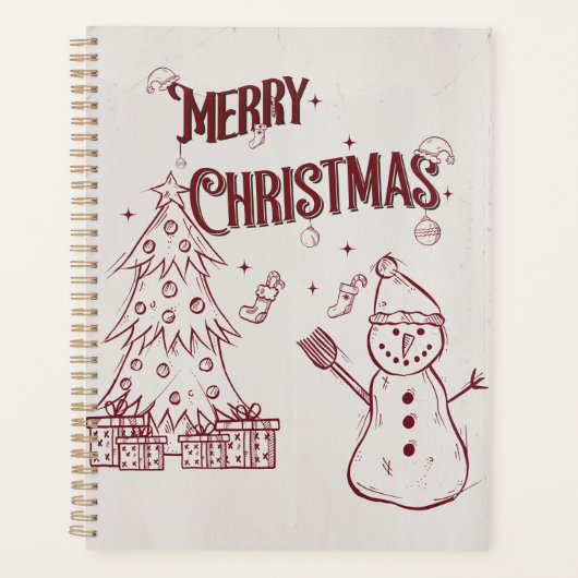 Vrolijke kerst planner (Voorkant)