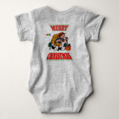 VROLIJKE KERST ROMPER (Achterkant)